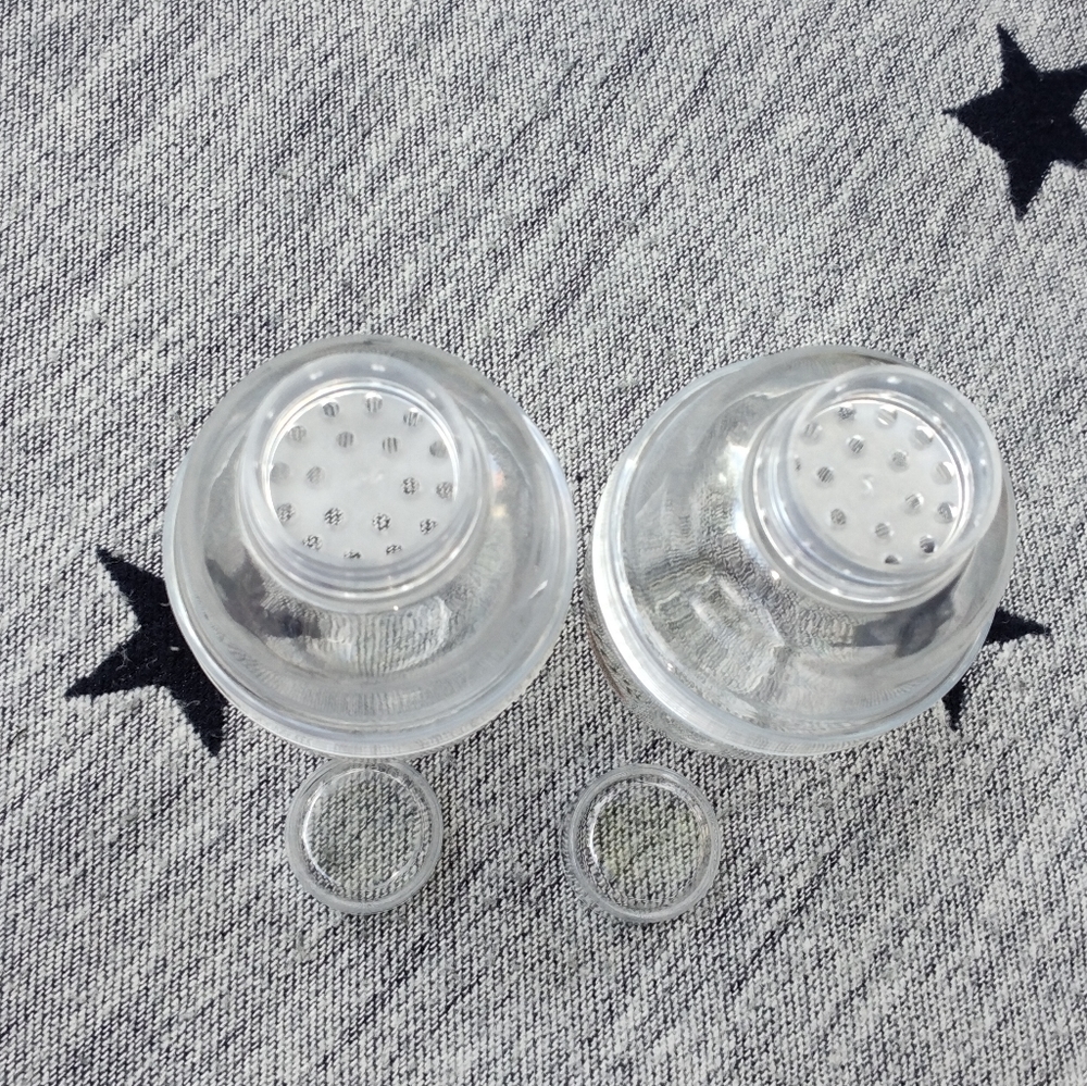 TWO Fineline Quenchers 7 oz. Clear Plastic Cocktail Shakers NWOT - Picture 10 of 11